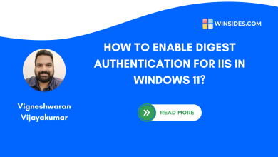 Enable Digest Authentication for IIS in Windows 11