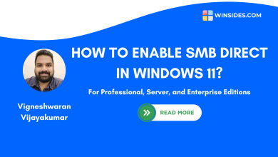 How do I Enable SMB Direct in Windows 11