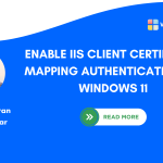 How to Enable IIS Client Certificate Mapping Authentication on Windows 11