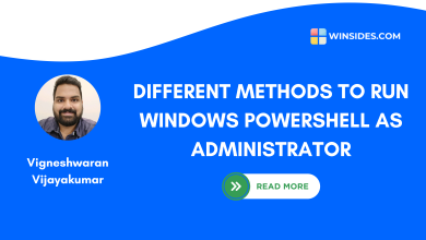 Different Methods to Run Windows PowerShell as Administrator