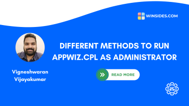 Different Methods to run APPWIZ.CPL as Administrator