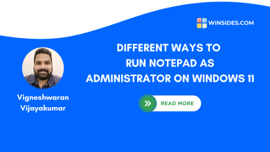 Different Methods to run Notepad as Administrator