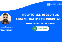 Different ways to run Regedit as Administrator on Windows 11