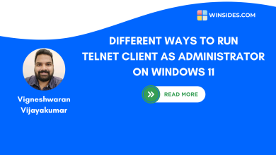 Different ways to run Telnet Client on Windows 11