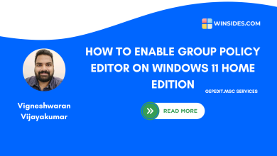 Enable Group Policy Editor on Windows 11 Home Edition