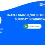 Enable SMB 1.0CIFS File Sharing Support in Windows 11