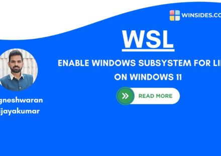 Enable windows subsystem for Linux on windows 11