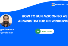 How to Run MSCONFIG as Administrator on Windows 11