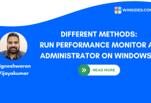 How to Run Performance Monitor as Administrator on Windows 11