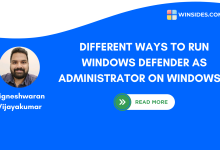 How to run Windows Defender as Administrator on Windows 11