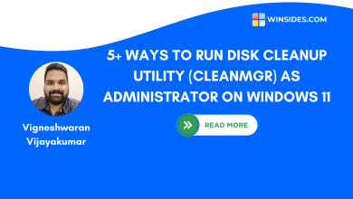 Multiple Ways to open Disk Cleanup Utility as Administrator on Windows 11