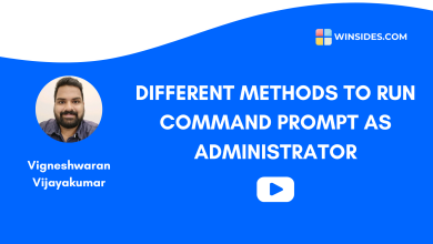 Various Methods to run CMD as Admin