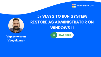 How to Run System Restore as Administrator on Windows 11