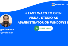 How to Run Visual Studio as Administrator on Windows 11