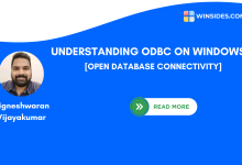 Understanding ODBC on Windows 11