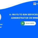run services.msc as administrator on windows 11