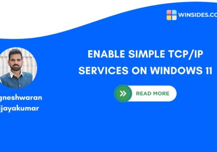 ENABLE SIMPLE TCPIP SERVICES ON WINDOWS 11