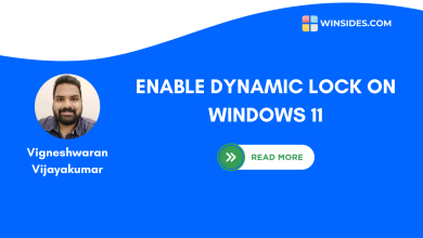 Enable Dynamic Lock on Windows 11