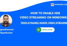 Enable HDR Video Streaming on Windows 11