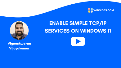 Video Tutorial - Simple TCPIP Services on Windows 11