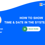 HOW TO SHOW TIME & DATE IN THE SYSTEM TRAY