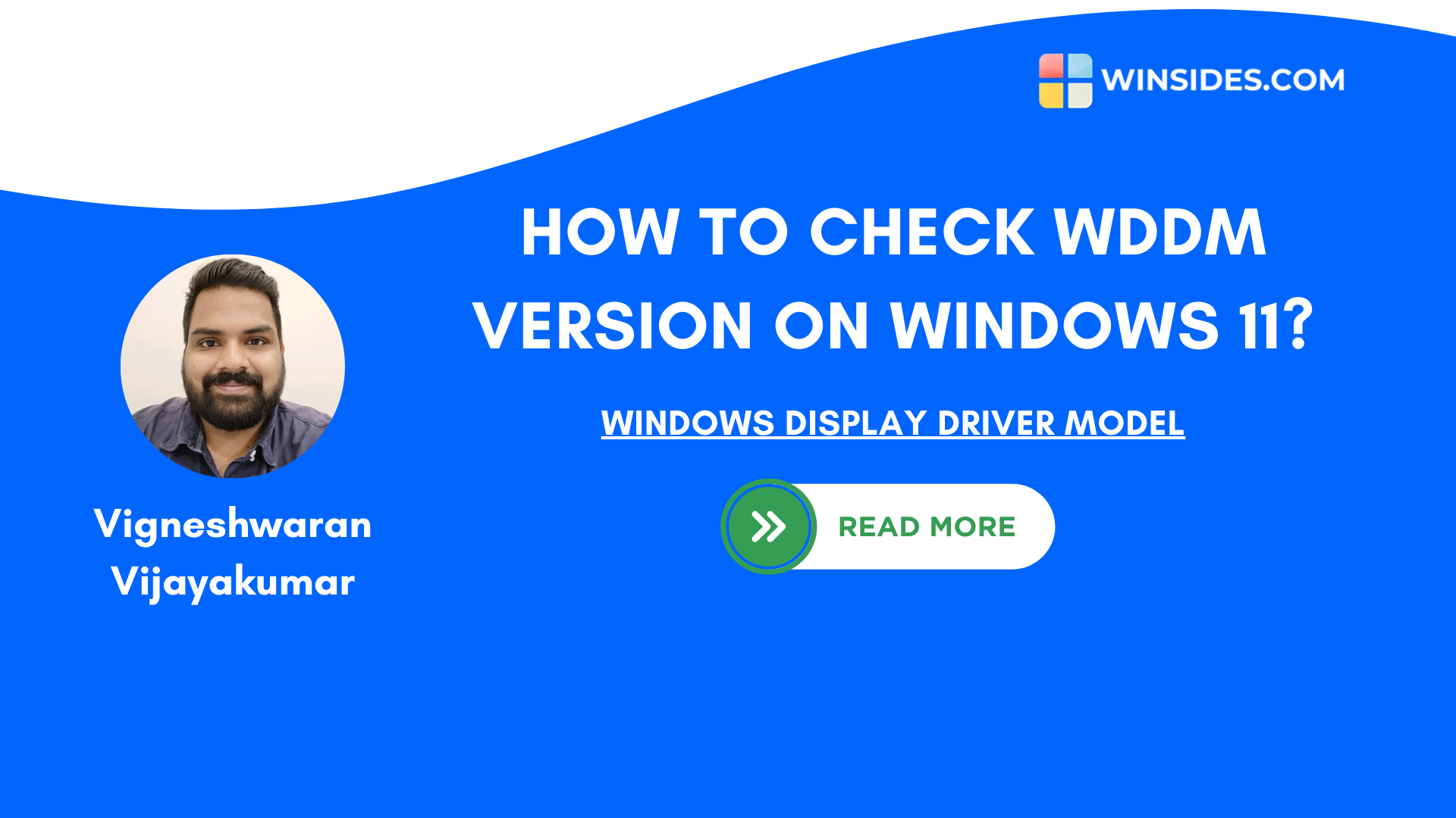 How to check wddm version on windows 11 winsides