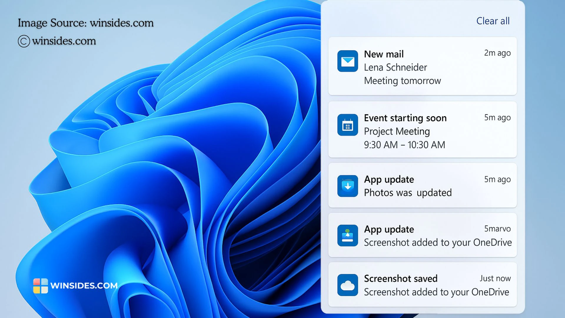 Notifications on Windows 11