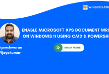ENABLE MICROSOFT XPS DOCUMENT WRITER ON WINDOWS 11 USING CMD & POWERSHELL