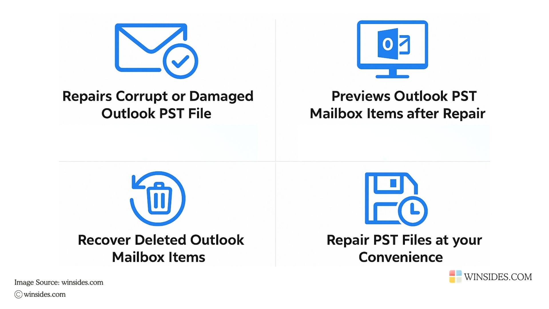 Key Features of Stellar Repair for Outlook Key Features of Stellar Repair for Outlook