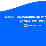 Winget Commands List on Windows 11