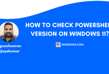Check PowerShell Version on Windows 11