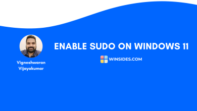 How to Enable Sudo Command on Windows 11