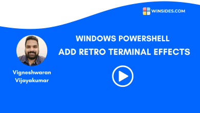 Add Retro Terminal Effects to Windows PowerShell