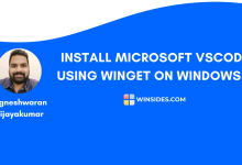 INSTALL MICROSOFT VSCODE USING WINGET ON WINDOWS 11