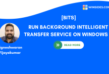 Background Intelligent Transfer Service on Windows 11