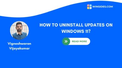 How to Uninstall Updates on Windows 11
