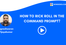 Rick Roll in the Terminal - Windows Tweaks