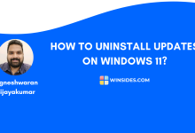 Uninstall Updates on Windows 11
