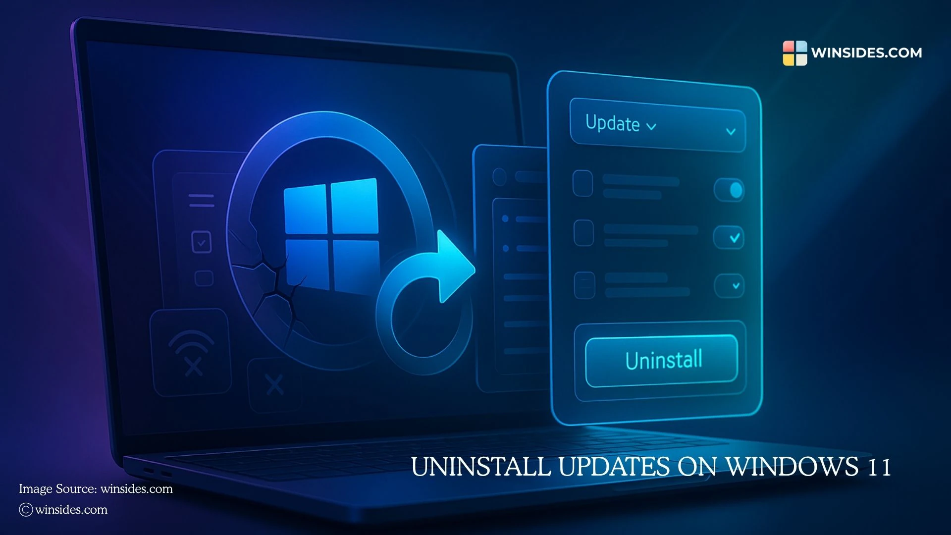 Uninstall updates on Windows 11