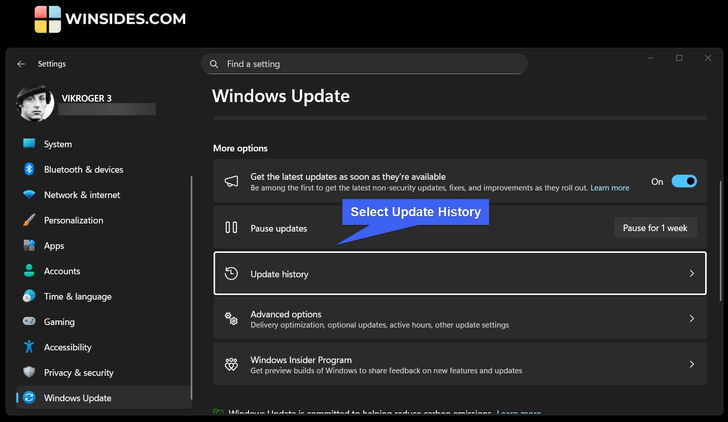 Update History Update History