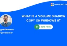 Volume Shadow Copy on Windows 11