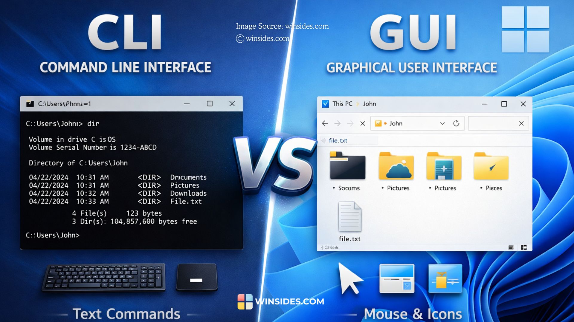 CLI vs GUI CLI vs GUI