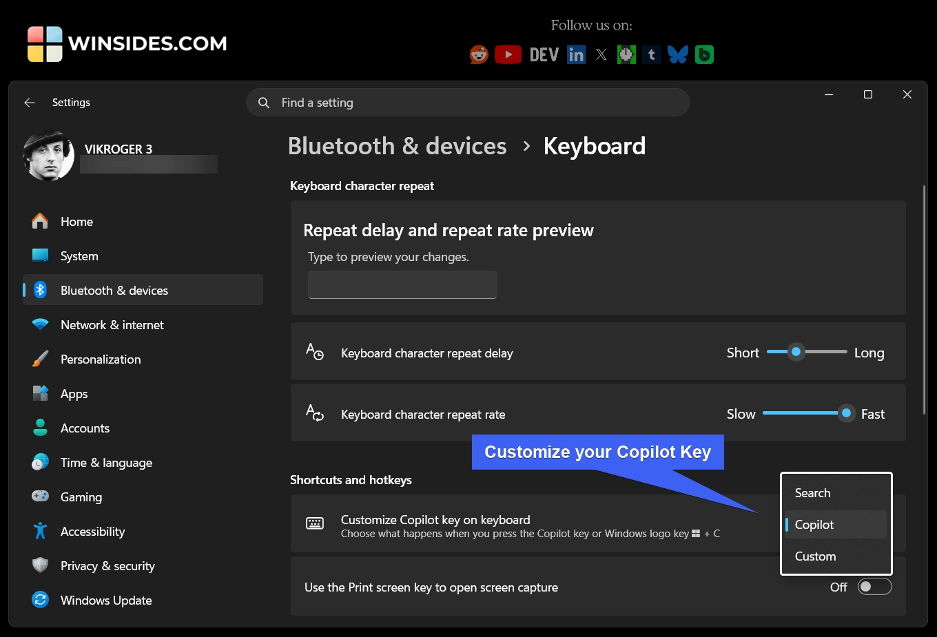 Customize your Copilot Key