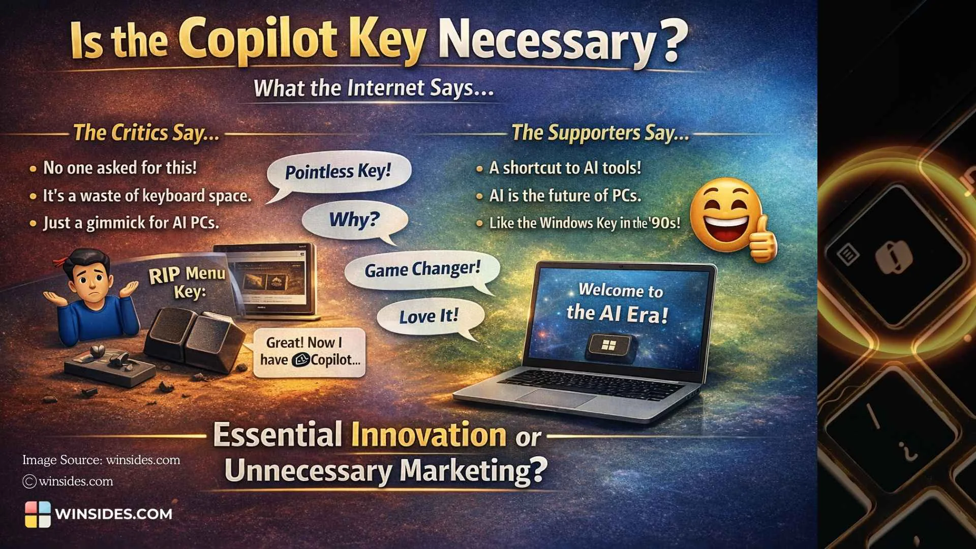 Is the Copilot Key Necessary? Is the Copilot Key Necessary