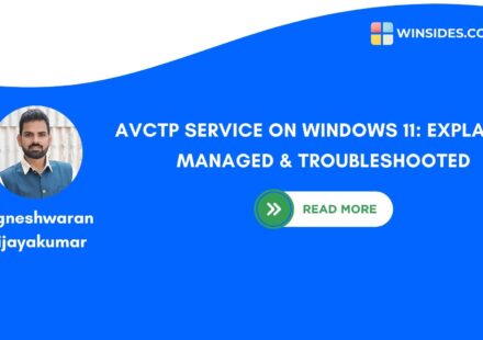 AVCTP Service on Windows 11
