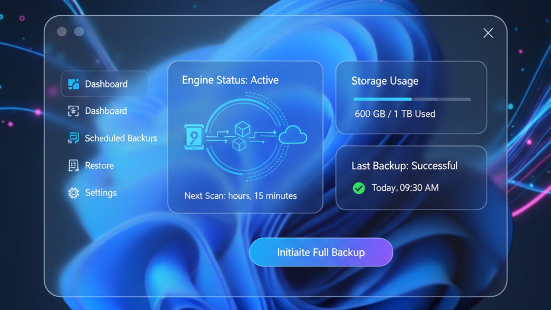BLE Backup Service on Windows 11