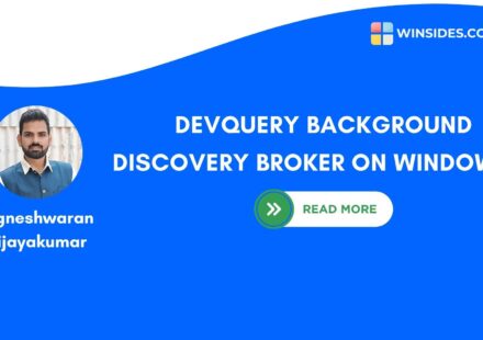 DevQuery Background Discovery Broker on Windows 11