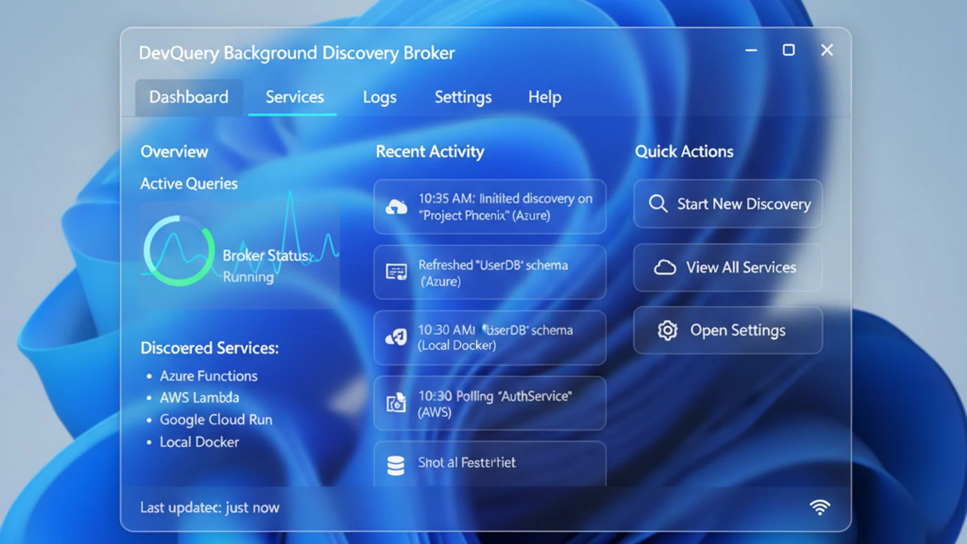 DevQuery Background Discovery Broker DevQuery Background Discovery Broker