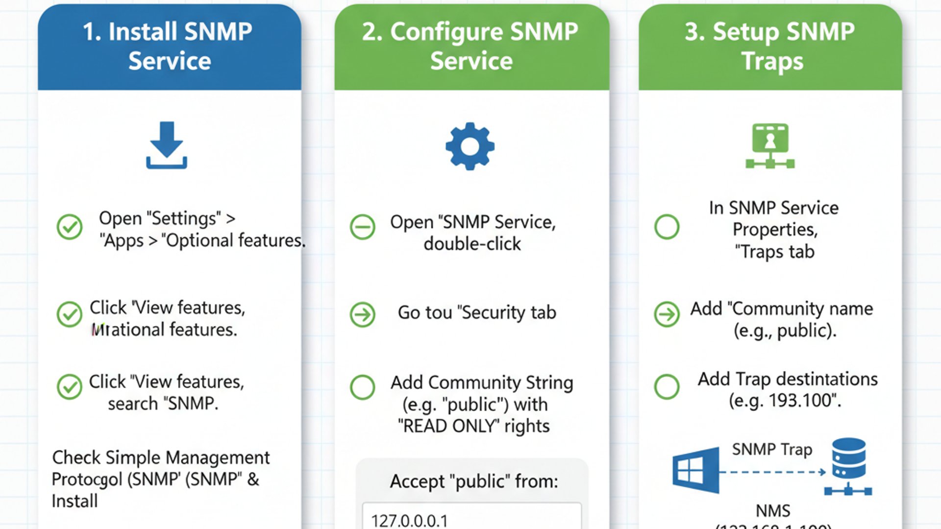 Installing, Configuring, and Setting up SNMP Trap on Windows 11