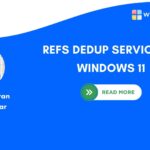 ReFS Dedup Service on windows 11